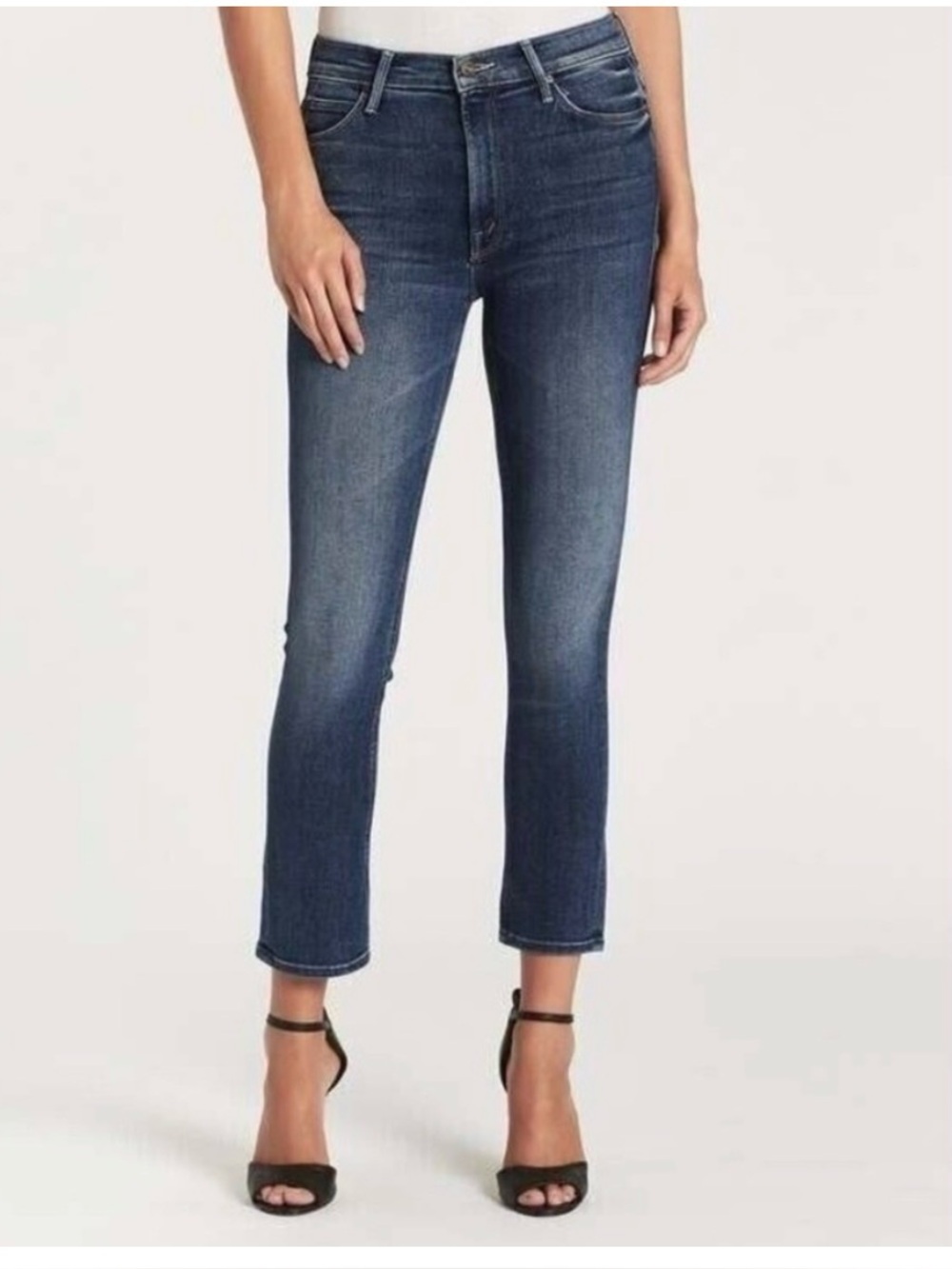 Mother The Mid Rise Dazzler Ankle On the Edge Size 28